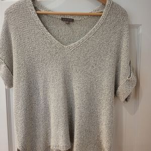 Lilla P top; size L; EUC; beige